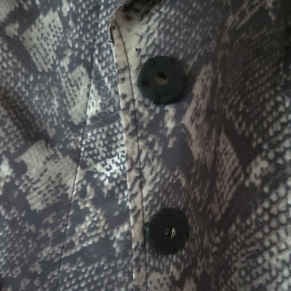 INC International Concepts Snake Print Trench Coat - Picture 5 of 11